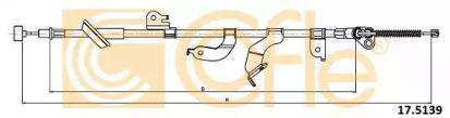 Cofle 17.5139 Трос стояночного гальма Cofle 17.5139 Трос стояночного гальма