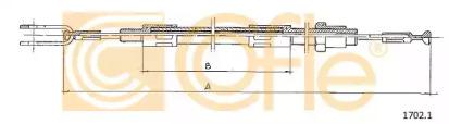 Cofle 1702.1 Трос сцепления
