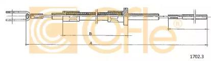 Cofle 1702.3 Трос сцепления