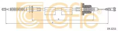 Cofle 19.1211 Трос зчеплення Cofle 19.1211 Трос зчеплення