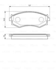 Bosch 0 986 461 139 Brake pads Bosch 0 986 461 139 Brake pads