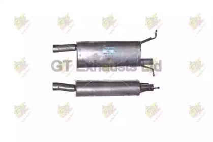 GT Exhausts GAT217 Muffler assy front GT Exhausts GAT217 Muffler assy front