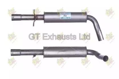 GT Exhausts GAU276 Muffler assy front GT Exhausts GAU276 Muffler assy front