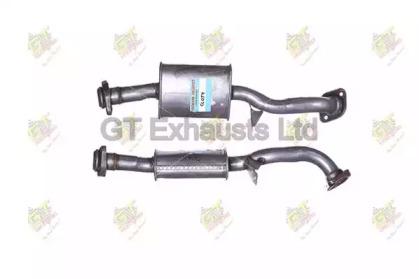 GT Exhausts GCL059 Середній глушник вихлопних газів GT Exhausts GCL059 Середній глушник вихлопних газів