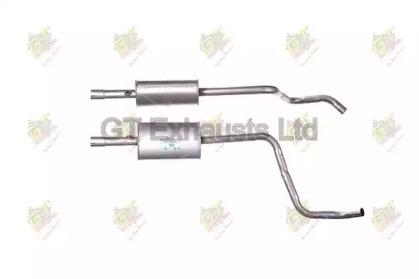 GT Exhausts GCL297 Середній глушник вихлопних газів GT Exhausts GCL297 Середній глушник вихлопних газів