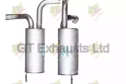 GT Exhausts GCN605 Середній глушник вихлопних газів GT Exhausts GCN605 Середній глушник вихлопних газів