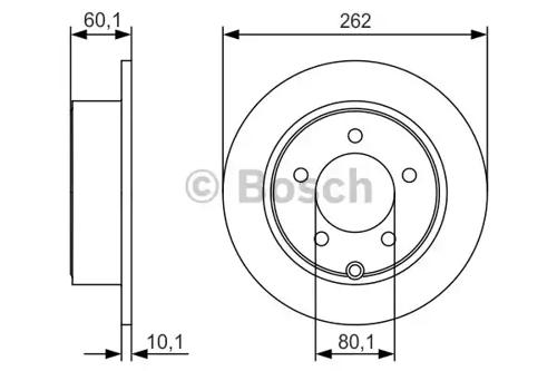 Bosch 0986479R05 Brake disc