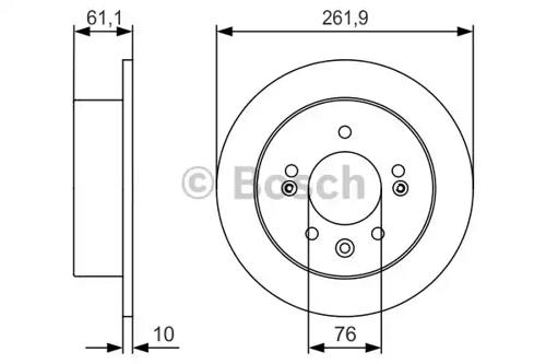 Bosch 0 986 479 R09 Brake disc Bosch 0 986 479 R09 Brake disc