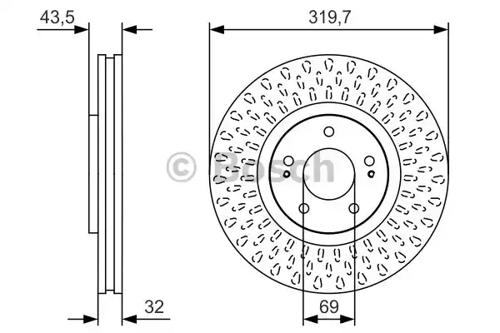 Bosch 0 986 479 T01 Brake disc
