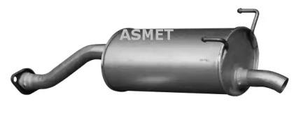 Asmet 13.018 Глушник вихлопних газів кінцевий Asmet 13.018 Глушник вихлопних газів кінцевий