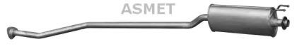 Asmet 13.028 Muffler assy front