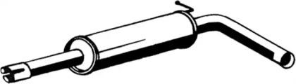 Asmet 21.015 Середній глушник вихлопних газів