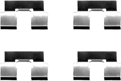 Mintex MBA1214 Монтажний комплект гальмівних колодок