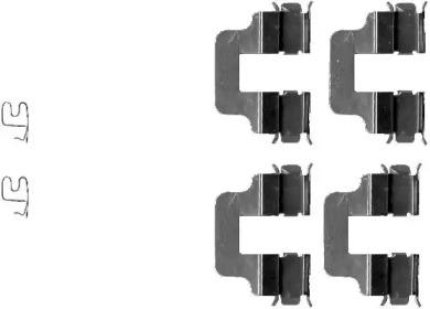 Mintex MBA1245 Spring set disc brake Mintex MBA1245 Spring set disc brake