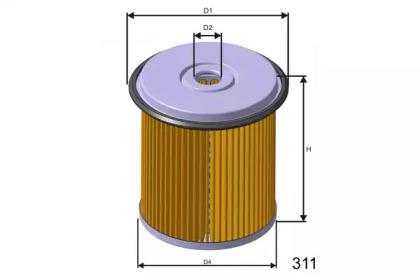 Misfat F136 Fuel filter