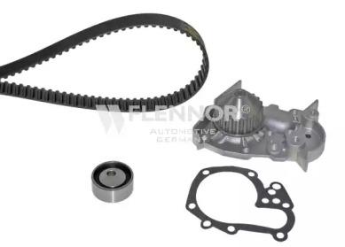 Flennor FP04081V Комплект ременя ГРМ з водяним насосом і роликами Flennor FP04081V Комплект ременя ГРМ з водяним насосом і роликами