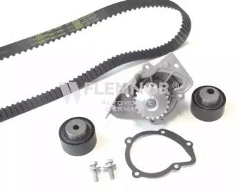 Flennor FP04412V Комплект ременя ГРМ з водяним насосом і роликами Flennor FP04412V Комплект ременя ГРМ з водяним насосом і роликами