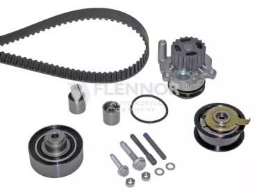 Flennor FP04432V Комплект ременя ГРМ з водяним насосом і роликами Flennor FP04432V Комплект ременя ГРМ з водяним насосом і роликами