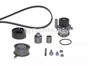 Flennor FP04537V1 Комплект ременя ГРМ з водяним насосом і роликами Flennor FP04537V1 Комплект ременя ГРМ з водяним насосом і роликами