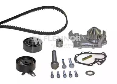Flennor FP04550V Комплект ременя ГРМ з водяним насосом і роликами Flennor FP04550V Комплект ременя ГРМ з водяним насосом і роликами
