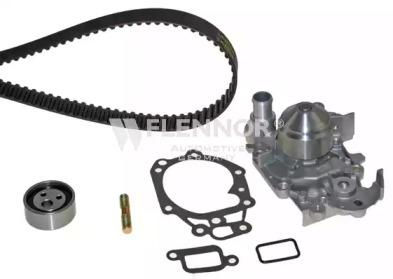 Flennor FP14343V Комплект ременя ГРМ з водяним насосом і роликами Flennor FP14343V Комплект ременя ГРМ з водяним насосом і роликами