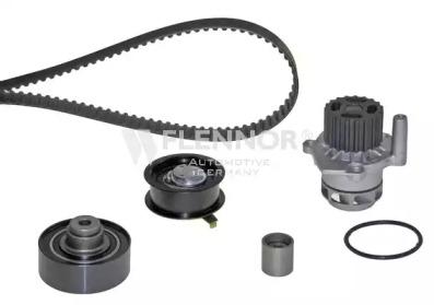Flennor FP14448V2 Комплект ременя ГРМ з водяним насосом і роликами Flennor FP14448V2 Комплект ременя ГРМ з водяним насосом і роликами