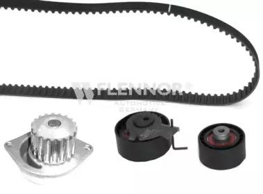 Flennor FP14470V Комплект ременя ГРМ з водяним насосом і роликами Flennor FP14470V Комплект ременя ГРМ з водяним насосом і роликами