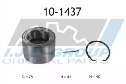 IJS Group 10-1437 Підшипник маточини колеса IJS Group 10-1437 Підшипник маточини колеса