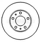 Borg & Beck BBD4414 Brake disc