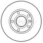 Borg & Beck BBD4687 Brake disc