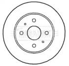 Borg & Beck BBD4698 Brake disc