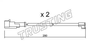 Trusting SU.100K Датчик зносу Trusting SU.100K Датчик зносу