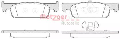 Metzger 154000 Колодки гальмівні Metzger 154000 Колодки гальмівні