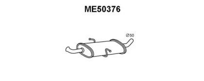 Veneporte ME50376 Muffler assy front Veneporte ME50376 Muffler assy front