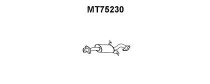 Veneporte MT75230 Muffler assy front Veneporte MT75230 Muffler assy front