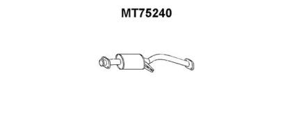 Veneporte MT75240 Muffler assy front Veneporte MT75240 Muffler assy front