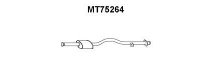 Veneporte MT75264 Muffler assy front