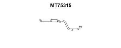 Veneporte MT75315 Muffler assy front