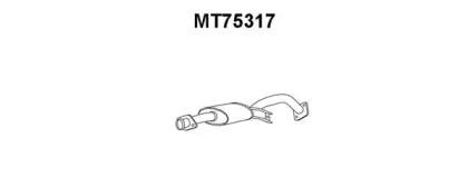 Veneporte MT75317 Muffler assy front Veneporte MT75317 Muffler assy front