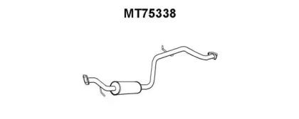 Veneporte MT75338 Muffler assy front Veneporte MT75338 Muffler assy front