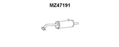 Veneporte MZ47191 Глушник вихлопних газів кінцевий Veneporte MZ47191 Глушник вихлопних газів кінцевий