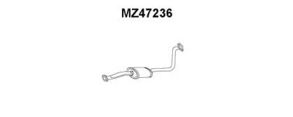 Veneporte MZ47236 Muffler assy front