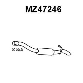 Veneporte MZ47246 Exhaust pipe Veneporte MZ47246 Exhaust pipe