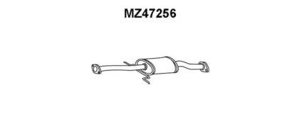 Veneporte MZ47256 Muffler assy front Veneporte MZ47256 Muffler assy front