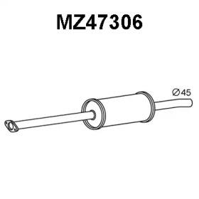 Veneporte MZ47306 Muffler assy front