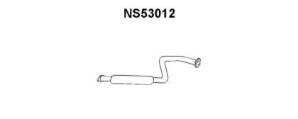 Veneporte NS53012 Muffler assy front
