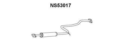 Veneporte NS53017 Muffler assy front