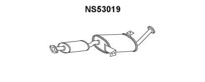 Veneporte NS53019 Muffler assy front Veneporte NS53019 Muffler assy front