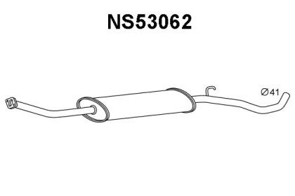 Veneporte NS53062 Muffler assy front Veneporte NS53062 Muffler assy front