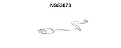 Veneporte NS53073 Muffler assy front Veneporte NS53073 Muffler assy front